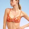 CYNTHIA ROWLEY Blossom Neoprene Bikini Top