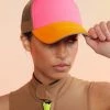 CYNTHIA ROWLEY Colorblock Trucker Hat