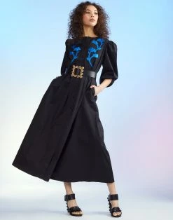 CYNTHIA ROWLEY Annabelle Cotton Maxi Dress