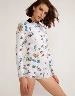 CYNTHIA ROWLEY Garden Floral High Tide Wetsuit