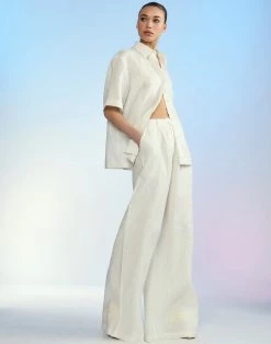 CYNTHIA ROWLEY Isola Linen Pants