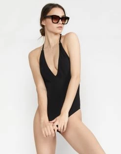 CYNTHIA ROWLEY Frankie Halter Neoprene Swimsuit