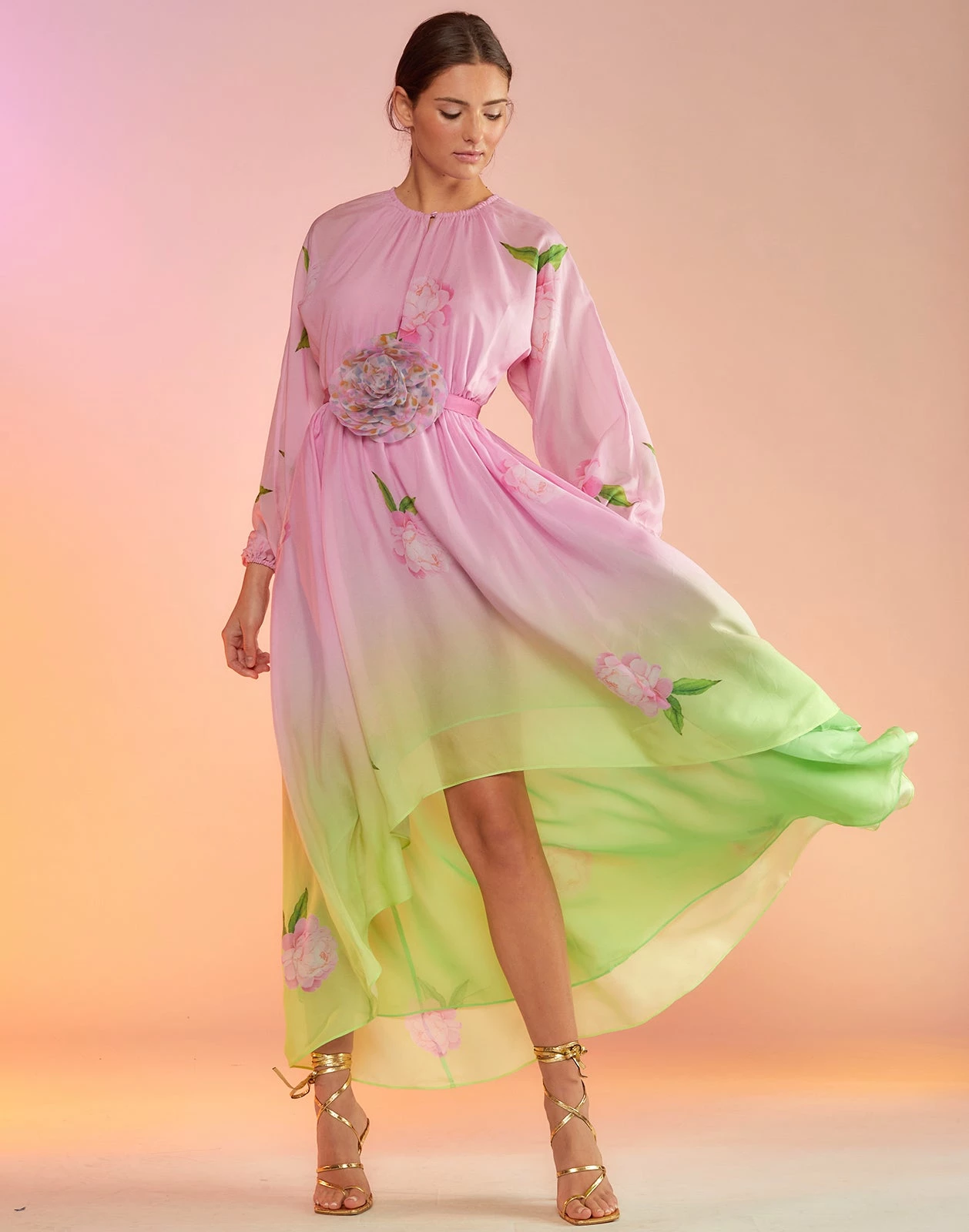 CYNTHIA ROWLEY Bari Silk Dress - Image 3