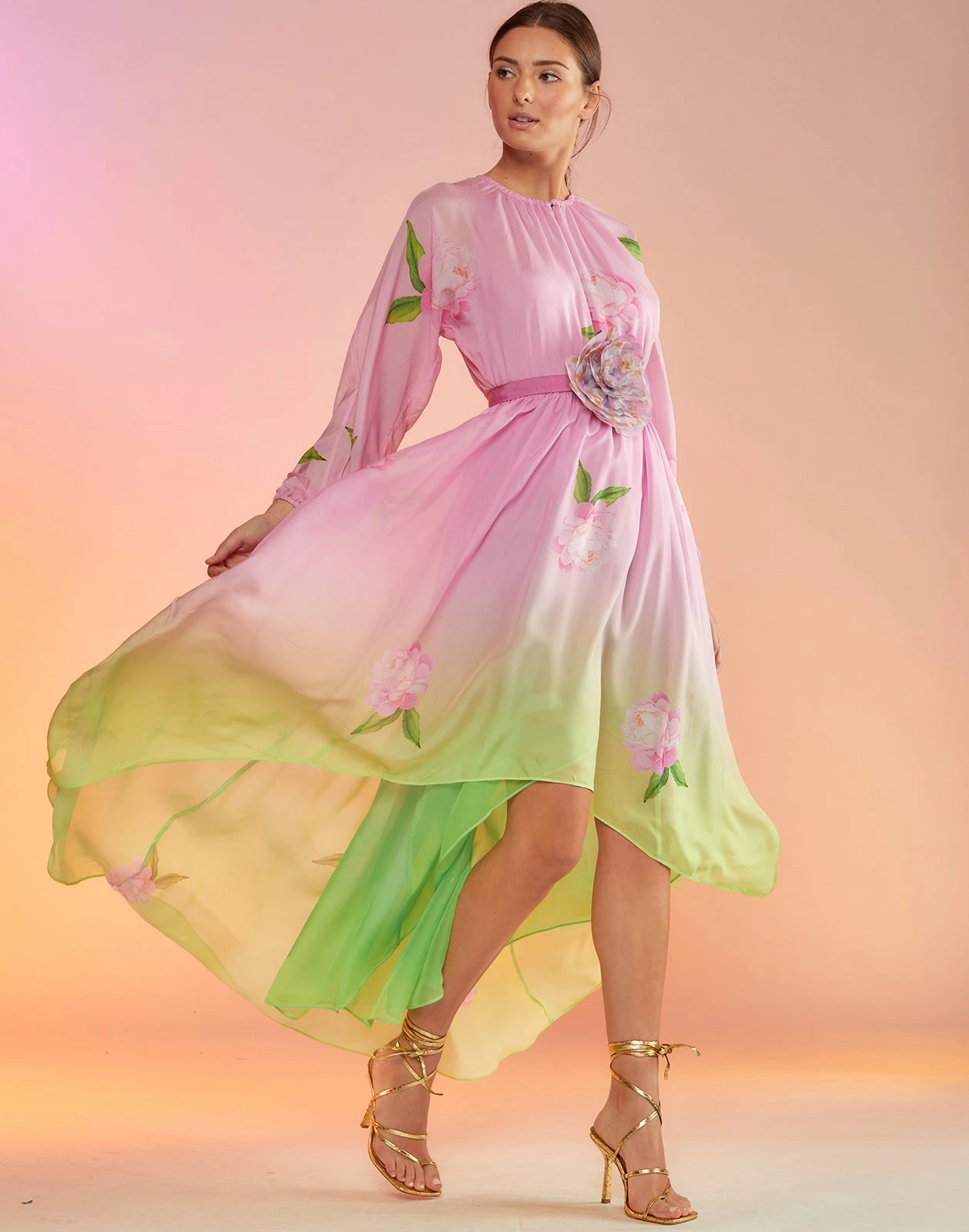 CYNTHIA ROWLEY Bari Silk Dress