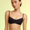 CYNTHIA ROWLEY Butterfly Wings Neoprene Bikini Top