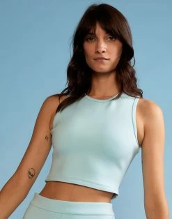 CYNTHIA ROWLEY Bonded Racer Tank