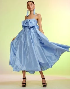 CYNTHIA ROWLEY Aurora Taffeta Dress