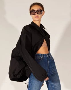 CYNTHIA ROWLEY Nylon Windbreaker