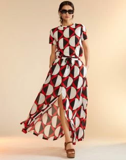 CYNTHIA ROWLEY Mosaic Skirt