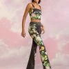 CYNTHIA ROWLEY Bonded Fit And Flare Pant