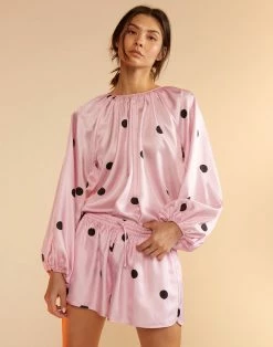 CYNTHIA ROWLEY Alice Silk Shorts