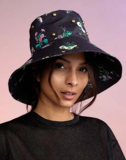 CYNTHIA ROWLEY Studded Bucket Hat