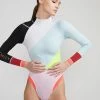 CYNTHIA ROWLEY Janet Colorblock High Cut Wetsuit