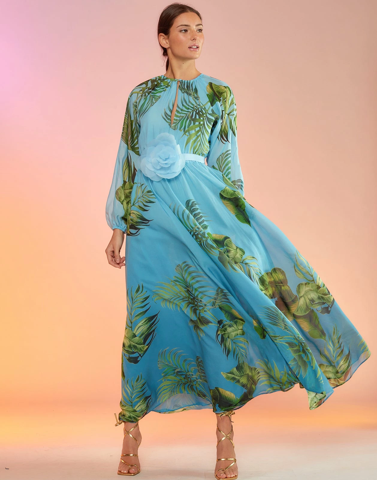 CYNTHIA ROWLEY Messina Silk Dress - Image 4