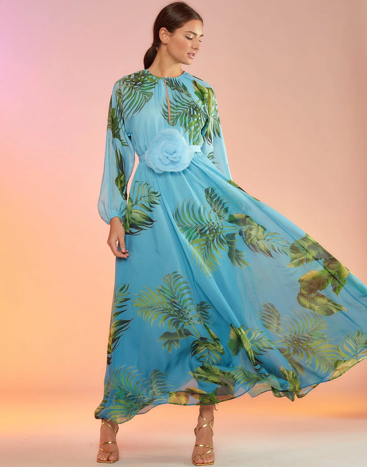 CYNTHIA ROWLEY Messina Silk Dress - Image 6