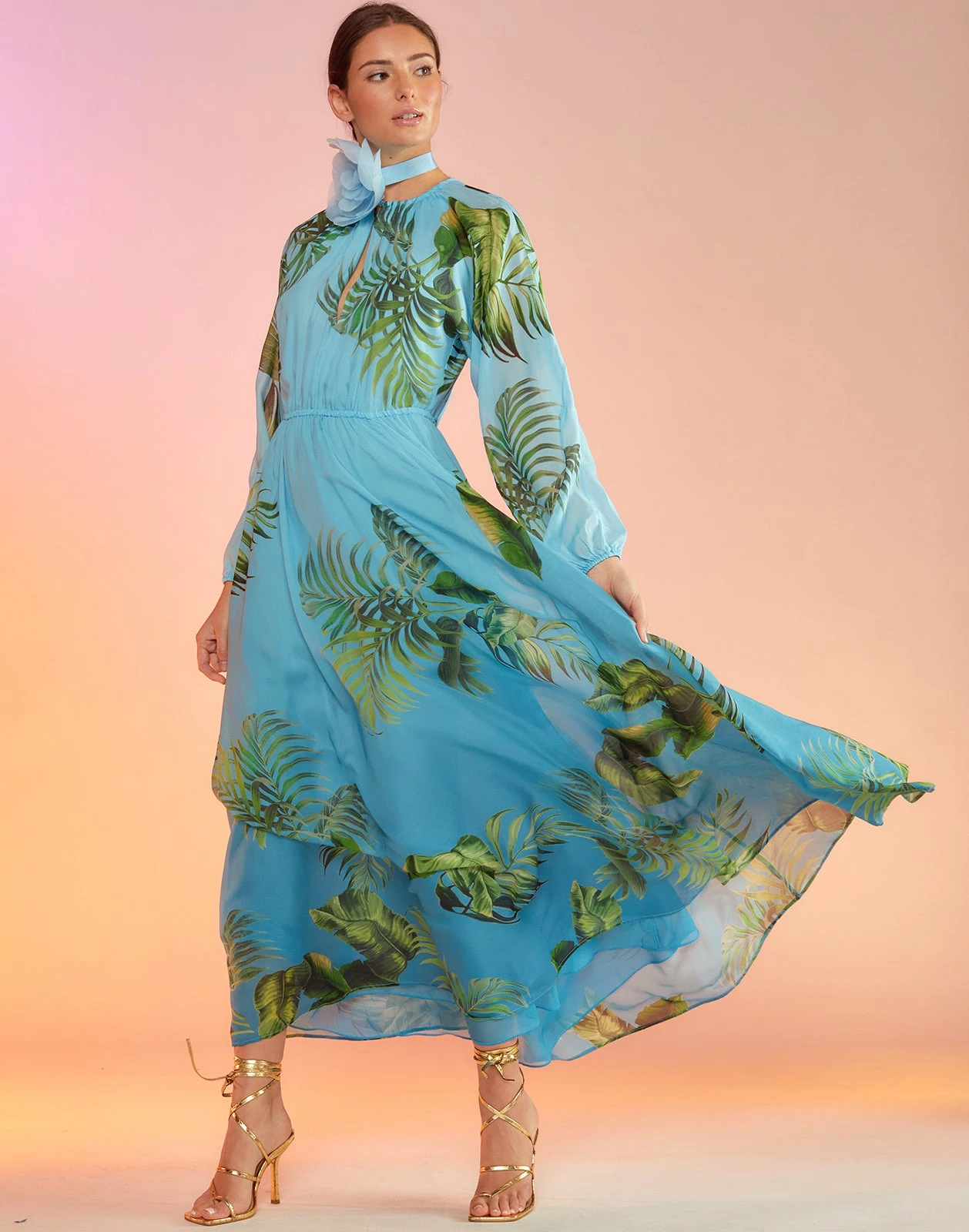 CYNTHIA ROWLEY Messina Silk Dress - Image 10