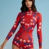 CYNTHIA ROWLEY Vine Floral Wetsuit