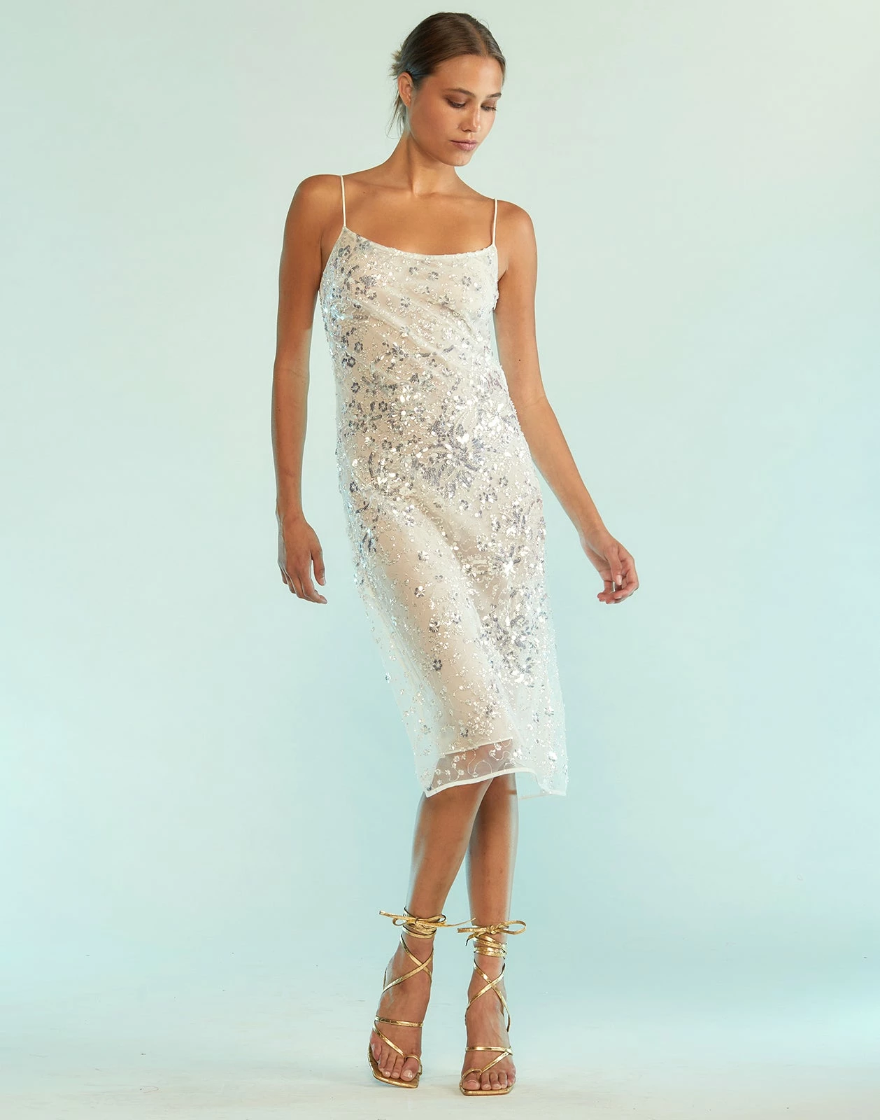 CYNTHIA ROWLEY Gisele Beaded Dress