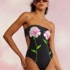CYNTHIA ROWLEY Freya Strapless Swimsuit